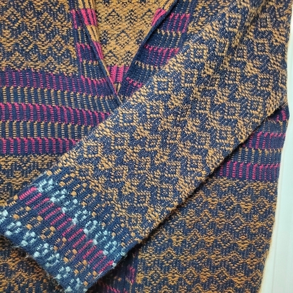 A. Ida Wool Blend Cardigan Sweater One Button Closure Sz M - Picture 3 of 10